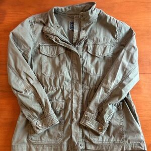 GAP Size XL Olive Green Utility Jacket